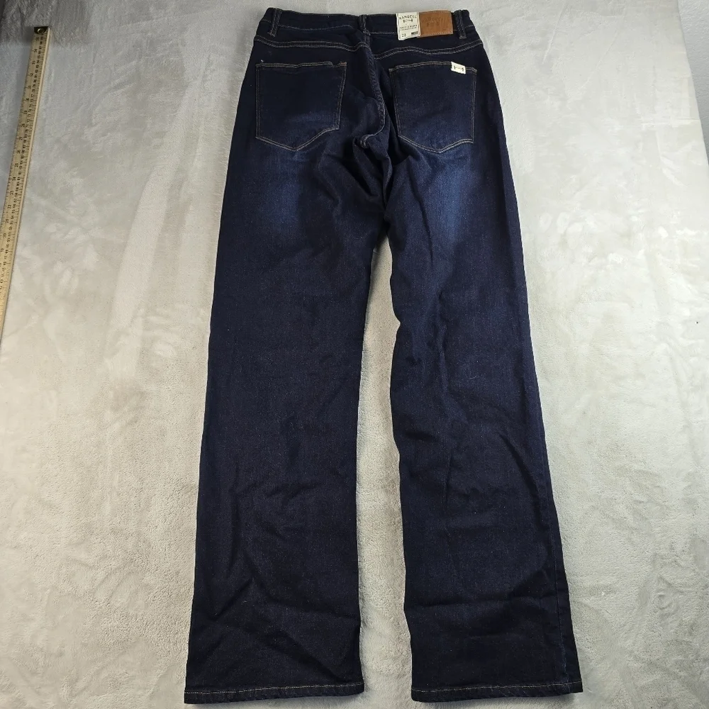 NWT Barbell Apparel Mens Denim Jeans Size 28x34 Straight Leg Dark Wash Pants